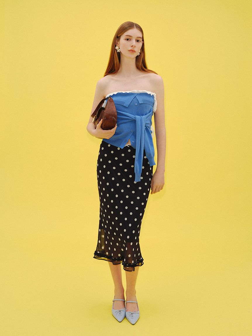 LILY BROWN「レイヤードニットベアトップ」|ニット・セーター|