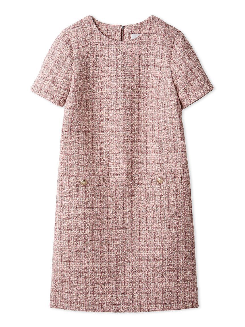CELFORD「ハーフスリーブツイードミニワンピース」|ワンピース|