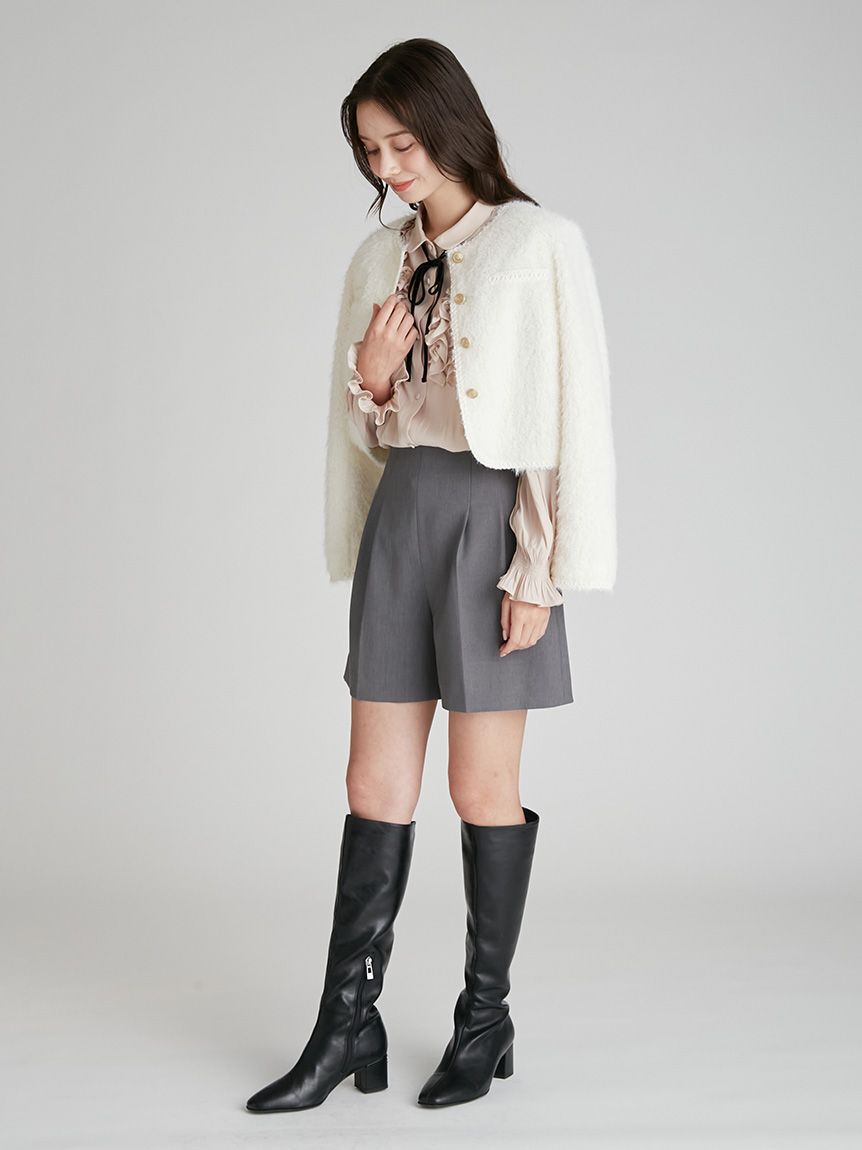 CELFORD「バリエーションライトジャケット」|ノーカラージャケット|