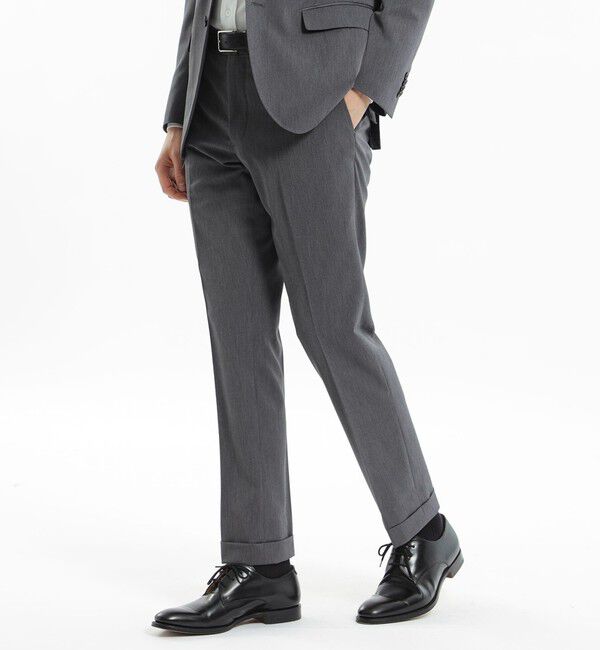 MACKINTOSH PHILOSOPHY「トロッター エクストラソリッドトラウザーズ キャバリーツイル」|スラックス|チャコールグレー