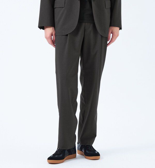 MACKINTOSH PHILOSOPHY「トロッター トラウザーズ#001（ナンバーワン）エクストラファイントロピカル」|スラックス|チャコールグレー
