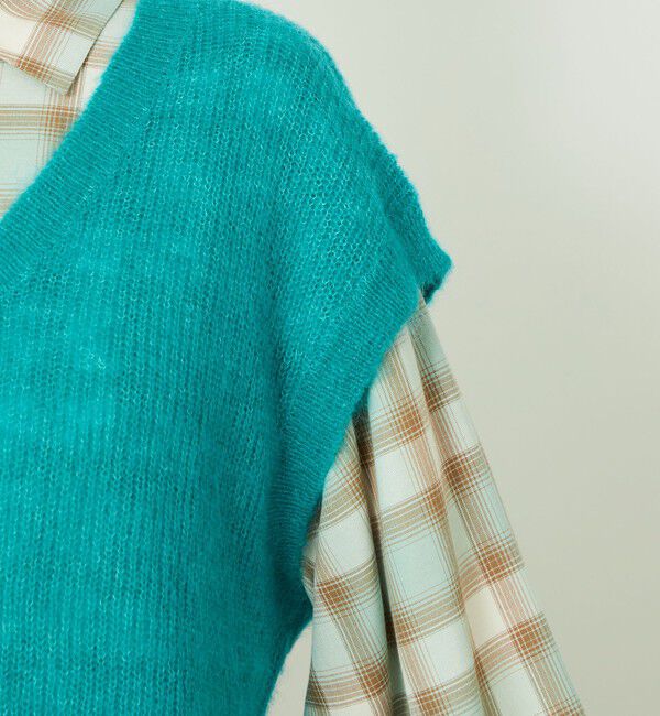 MACKINTOSH PHILOSOPHY「GREY LABEL モヘアミックスVネックベスト」|ニット・セーター|