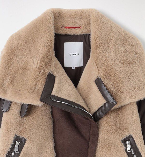  「ファーコンビライダースダウン」|ブルゾン・スタジャン|