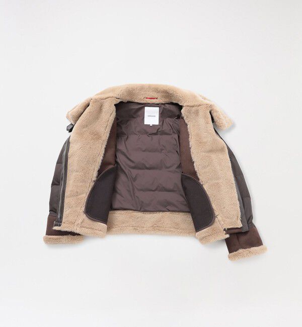  「ファーコンビライダースダウン」|ブルゾン・スタジャン|