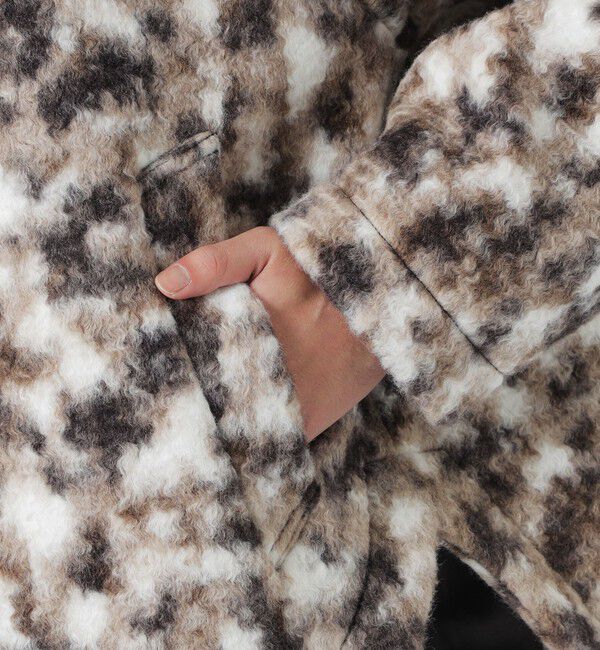  「【UNISEX】ブラッシュドループボアブルゾン」|ブルゾン・スタジャン|