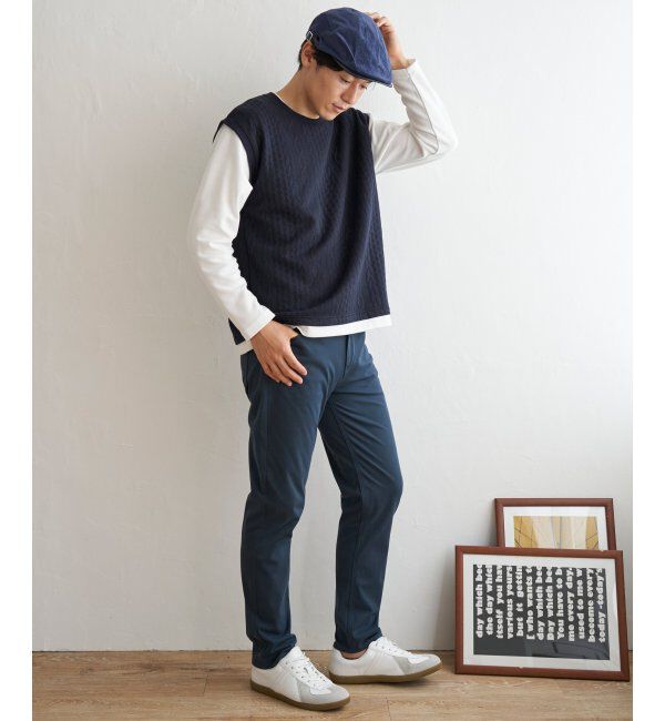 ikka「【雑誌MonoMax4月号掲載】GOKU楽 EASY STRETCH イージーストレッチ 5Pパンツ」|その他|