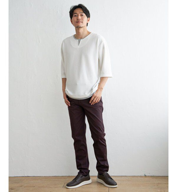 ikka「【雑誌MonoMax4月号掲載】GOKU楽 EASY STRETCH イージーストレッチ 5Pパンツ」|その他|