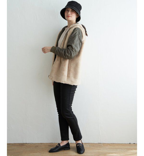 ikka「【雑誌InRed12月号掲載】 ファーライナー3WAYミドルマウンテンパーカー」|ブルゾン・スタジャン|