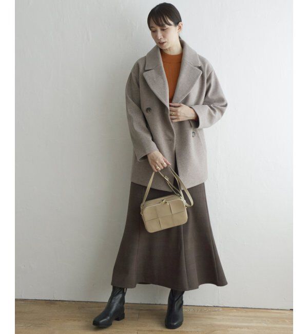 ikka「らく軽ストレッチメルトンチェスターコート」|その他|
