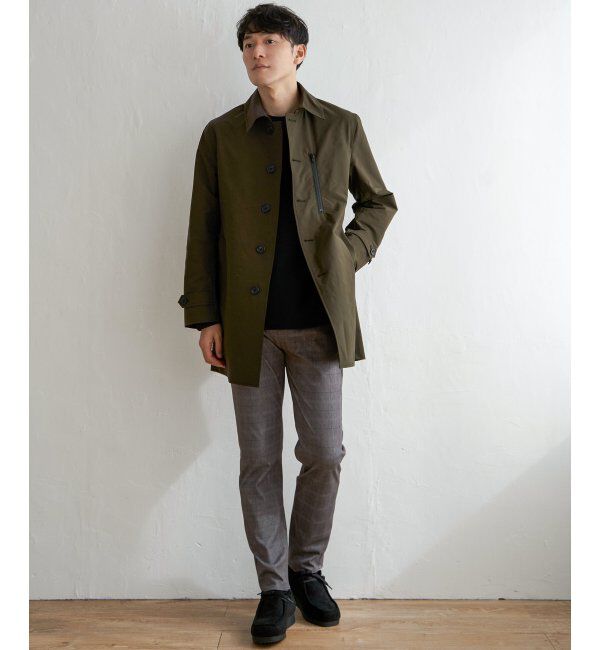 IKKA LOUNGE「撥水フードステンカラーコート」|その他|