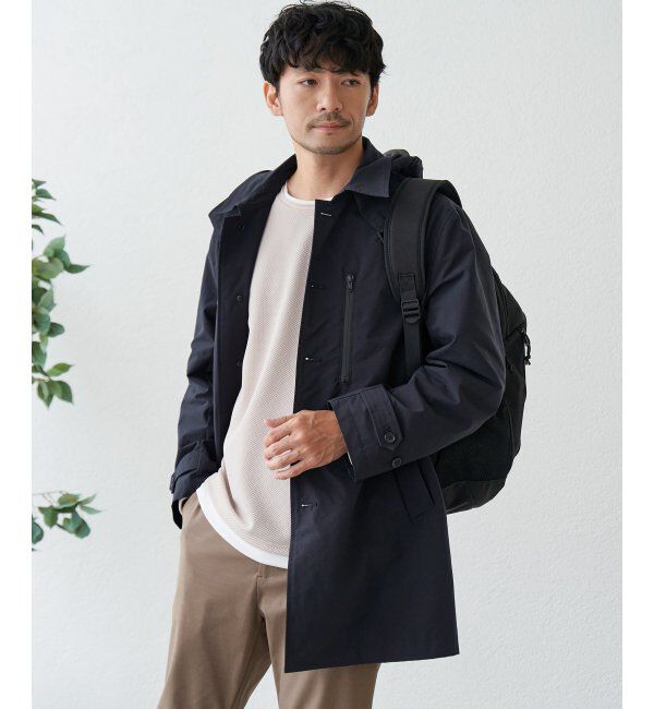 IKKA LOUNGE「撥水フードステンカラーコート」|その他|