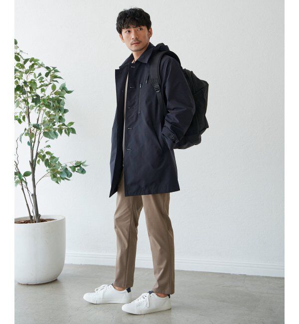 IKKA LOUNGE「撥水フードステンカラーコート」|その他|