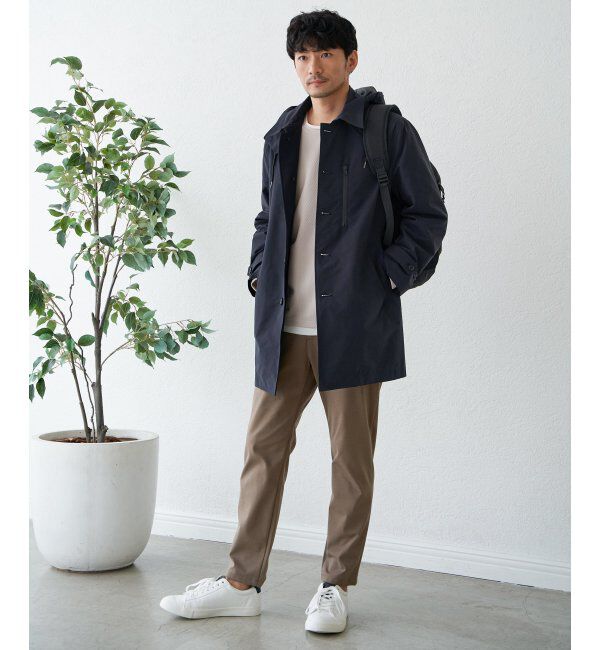 IKKA LOUNGE「撥水フードステンカラーコート」|その他|