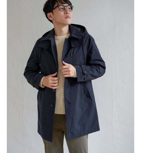 IKKA LOUNGE「撥水フードステンカラーコート」|その他|