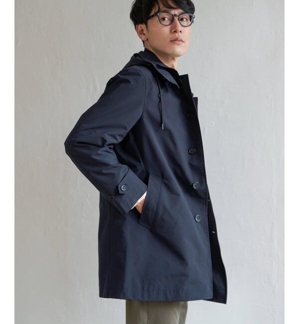 IKKA LOUNGE「撥水フードステンカラーコート」|その他|
