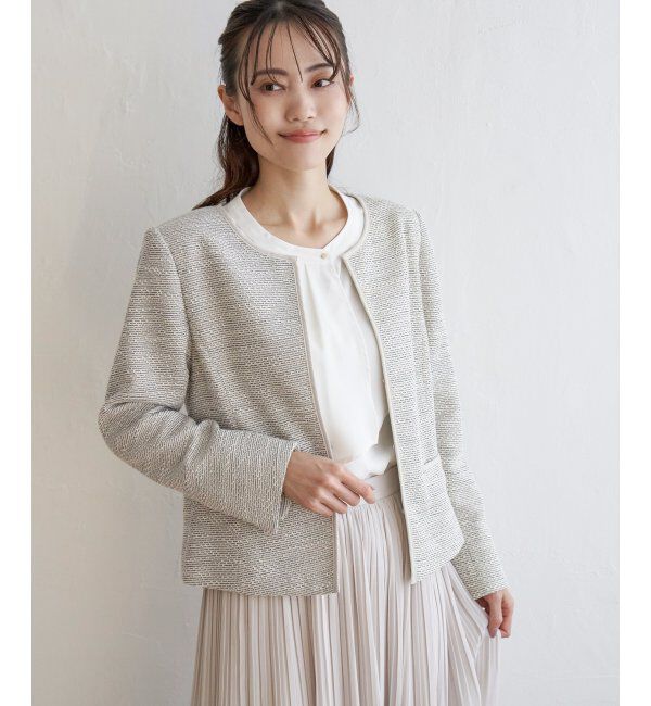 IKKA LOUNGE「カットツィードジャケット」|その他|