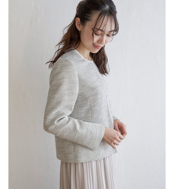 IKKA LOUNGE「カットツィードジャケット」|その他|