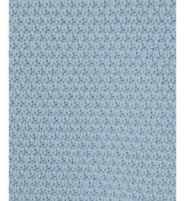 ikka「GOKU楽ニット鹿の子クルーネック」|プルオーバー|