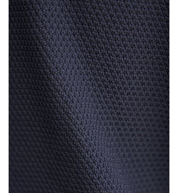 ikka「GOKU楽ニット鹿の子クルーネック」|プルオーバー|