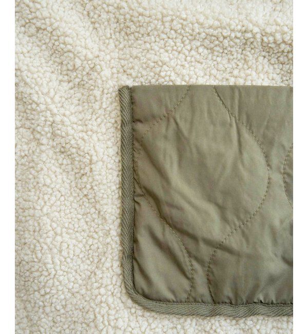 ikka「キルトボアリバーシブルブルゾン」|ブルゾン・スタジャン|