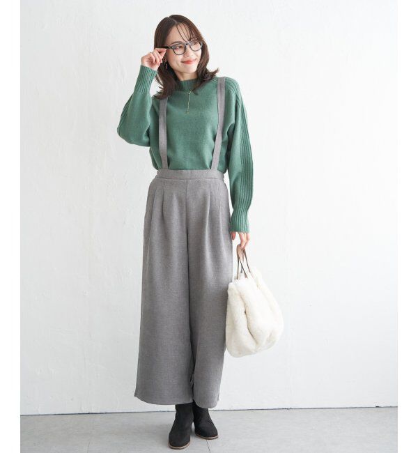 ikka「サイドスリットニットプルオーバー」|プルオーバー|