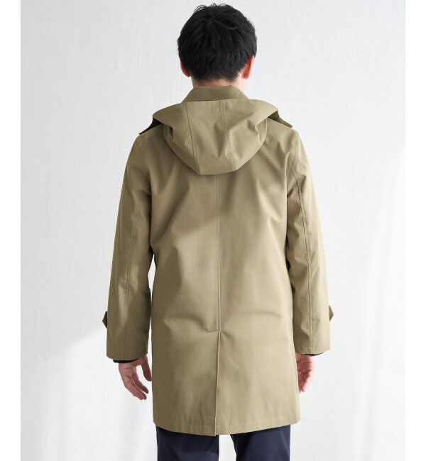 IKKA LOUNGE「【雑誌MonoMax4月号掲載】撥水ピケフードステンカラーコート」|その他|