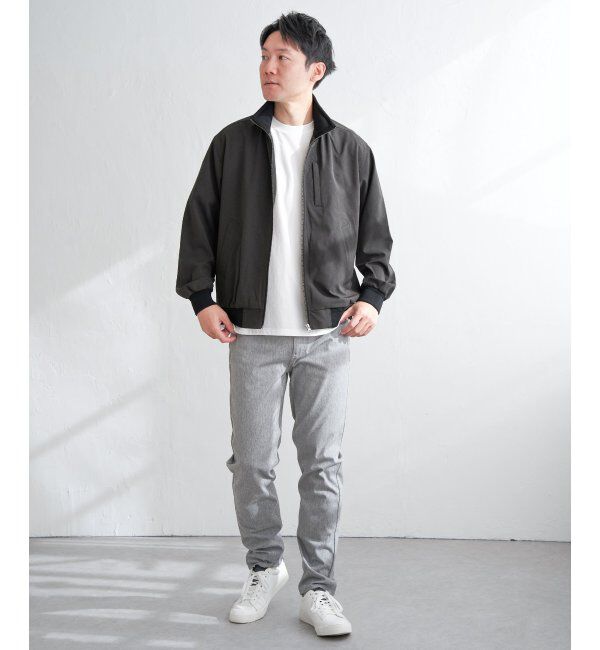 ikka「Teflon(R) 襟2wayブルゾン」|ブルゾン・スタジャン|