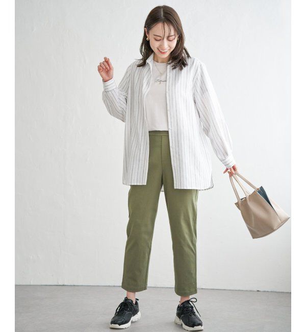 ikka「【雑誌InRed11月号掲載】GOKU楽パンツ テーパード【親子コーデ】」|その他|