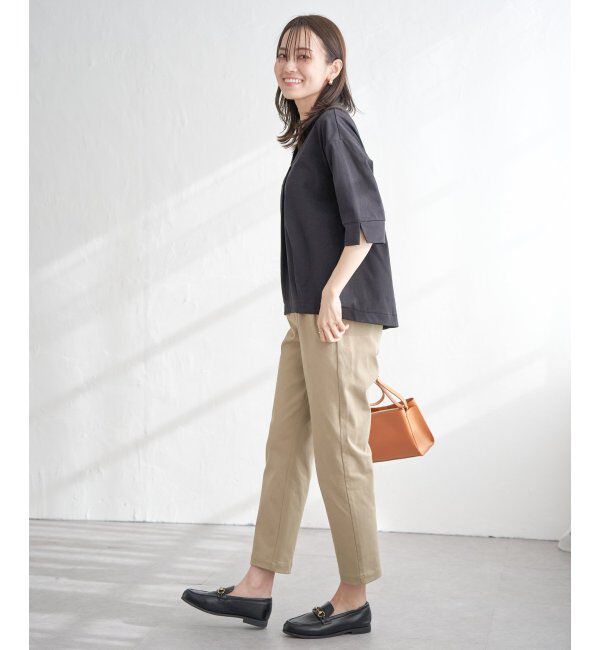 ikka「【雑誌InRed11月号掲載】GOKU楽パンツ テーパード【親子コーデ】」|その他|