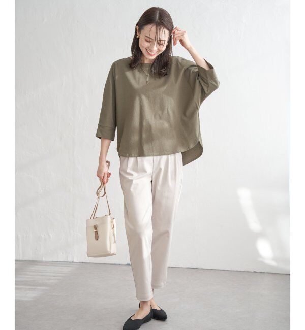 ikka「【雑誌InRed11月号掲載】GOKU楽パンツ テーパード【親子コーデ】」|その他|