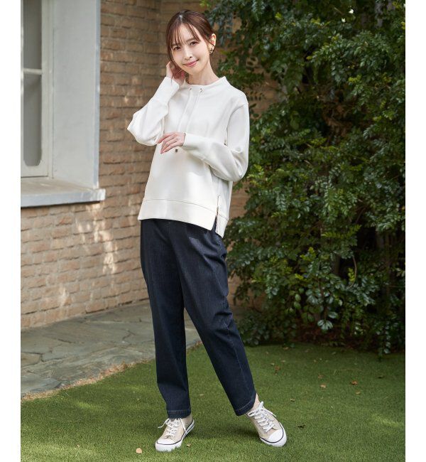 ikka「【雑誌InRed11月号掲載】GOKU楽パンツ テーパード【親子コーデ】」|その他|