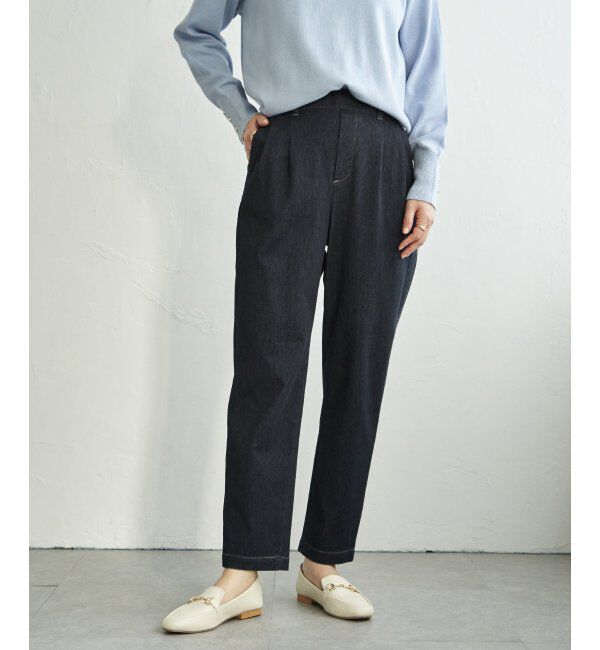 ikka「【雑誌InRed11月号掲載】GOKU楽パンツ テーパード【親子コーデ】」|その他|