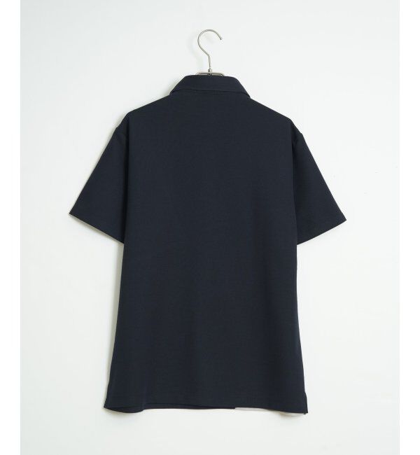 ikka「ブロックス鹿の子ナナメ切り替えポロシャツ」|その他|