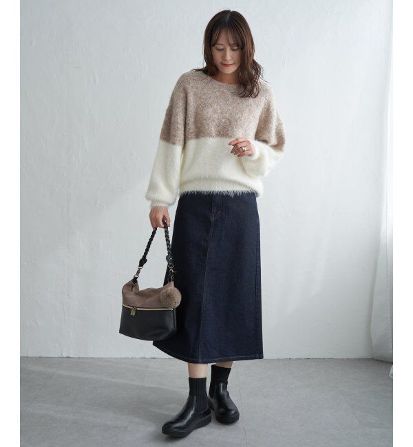 ikka「ブークレーフェザーキリカエニットＰＯ」|プルオーバー|