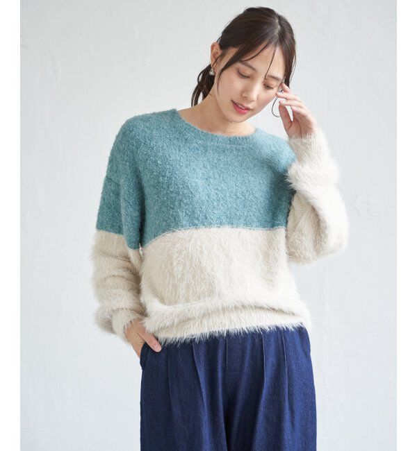 ikka「ブークレーフェザーキリカエニットＰＯ」|プルオーバー|
