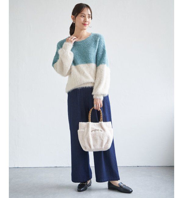 ikka「ブークレーフェザーキリカエニットＰＯ」|プルオーバー|