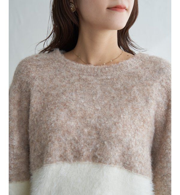 ikka「ブークレーフェザーキリカエニットＰＯ」|プルオーバー|
