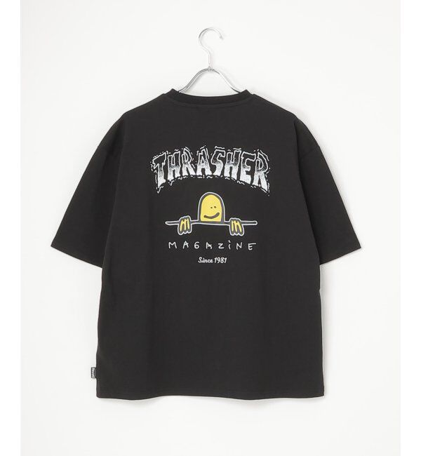 VENCE share style「THRASHER スラッシャー マークゴンザレスロゴＴシャツ」|Tシャツ・カットソー|ブラック