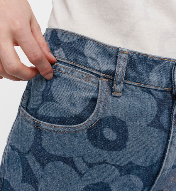 Marimekko「Maridenim Barrel Unikko ジーンズ」|チノ|