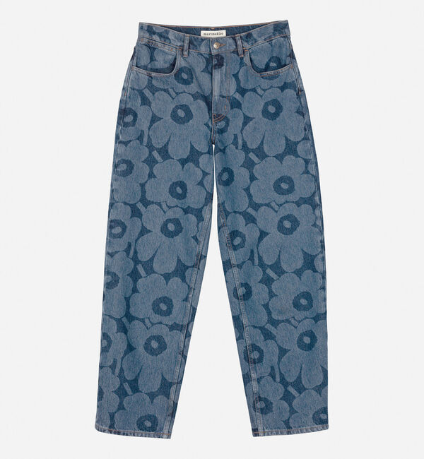 Marimekko「Maridenim Barrel Unikko ジーンズ」|チノ|
