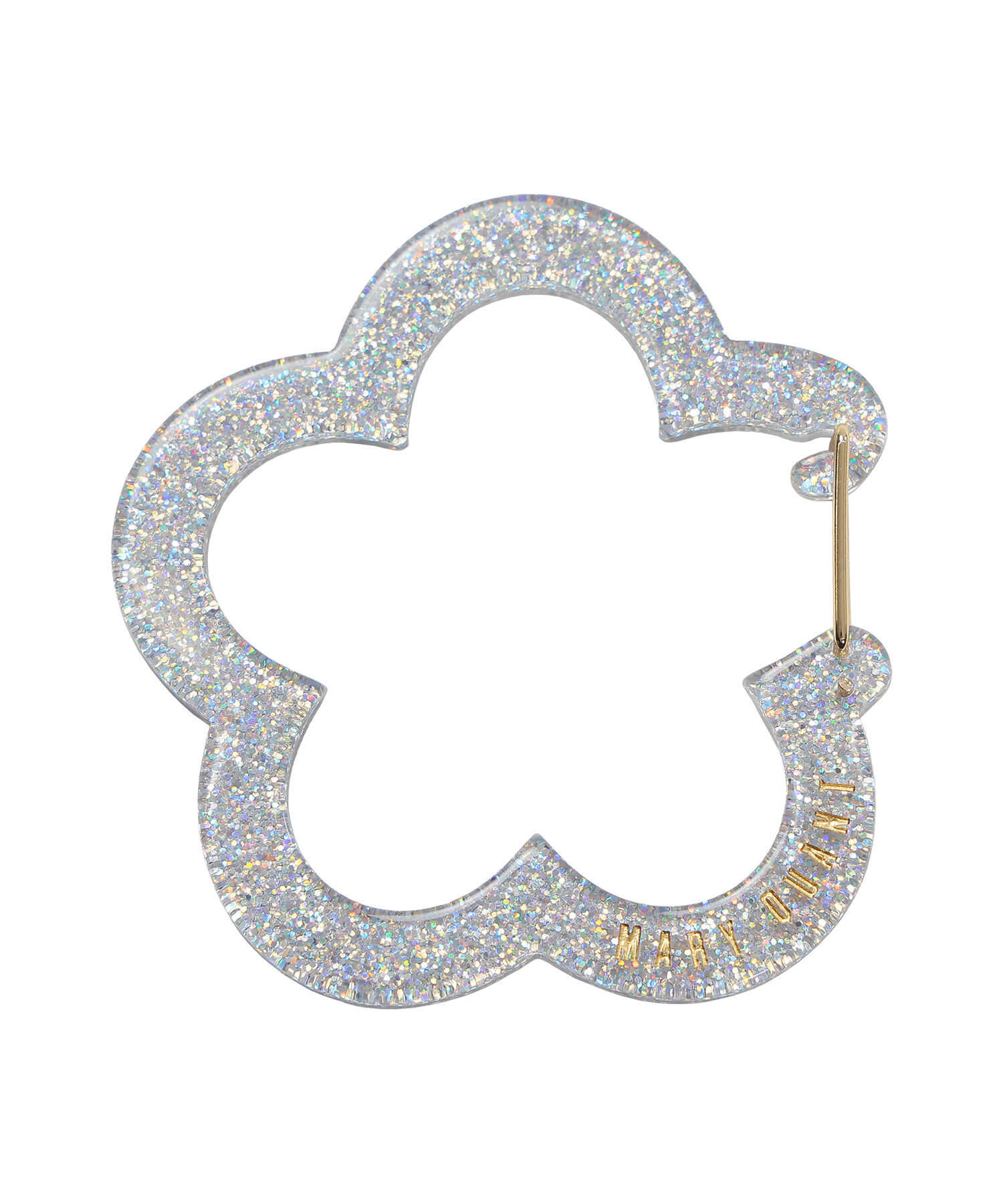 MARY QUANT「デイジーアウトラインアクリル カラビナ」|その他|シルバー