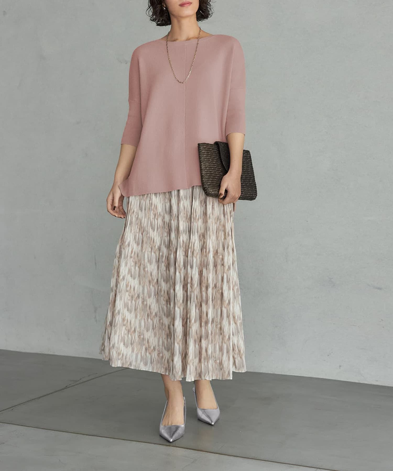 STYLE DELI「ソフトタッチ◆８分袖ドルマンニットトップス」|ニット・セーター|