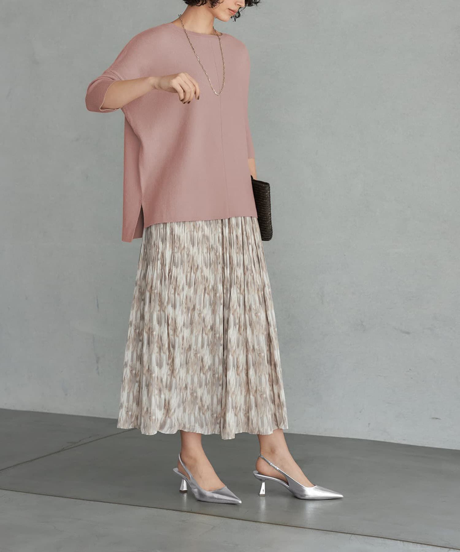 STYLE DELI「ソフトタッチ◆８分袖ドルマンニットトップス」|ニット・セーター|