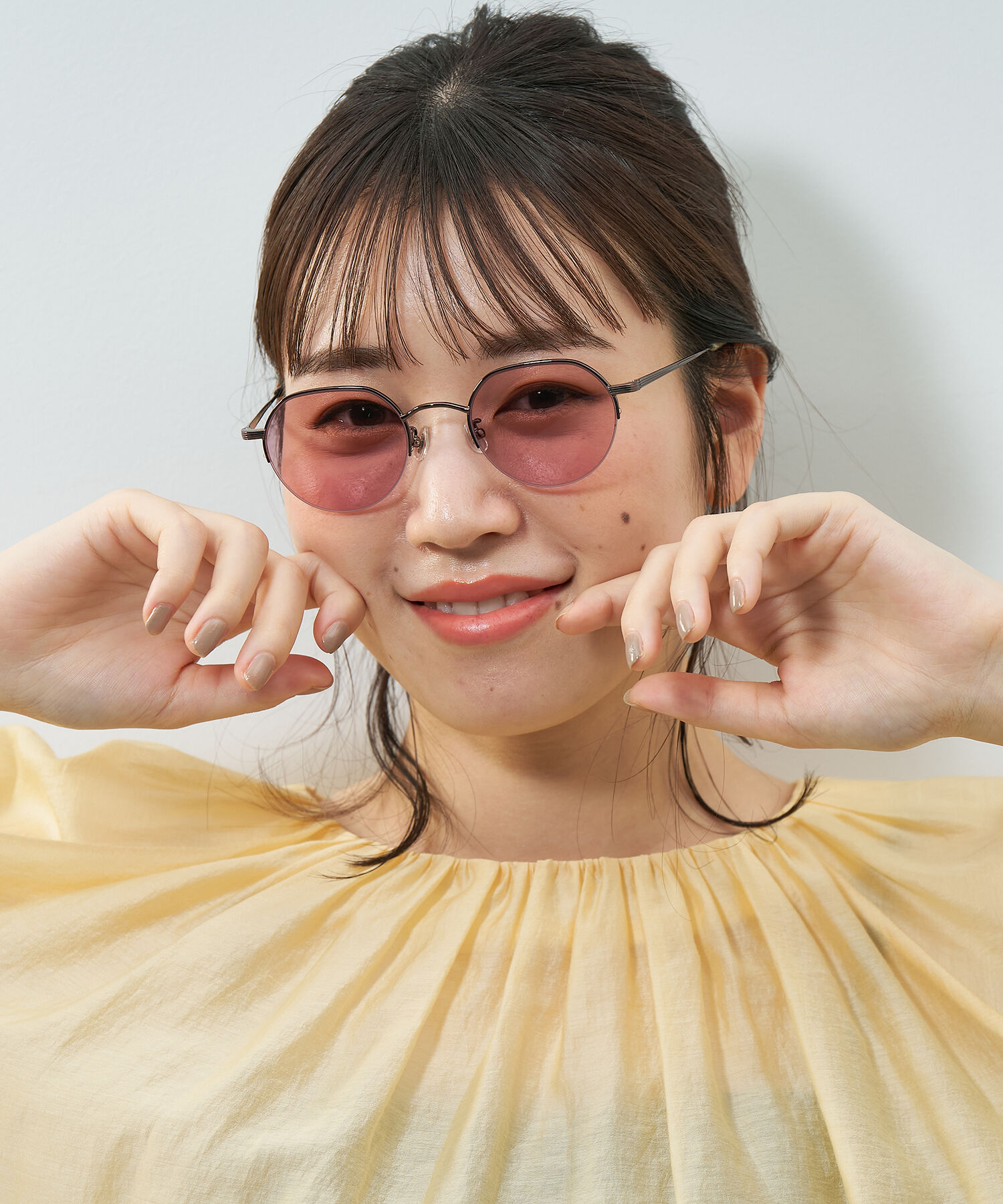  「ボストン型 サングラス｜VINTAGE SUNGLASSES」|サングラス|ブラウン