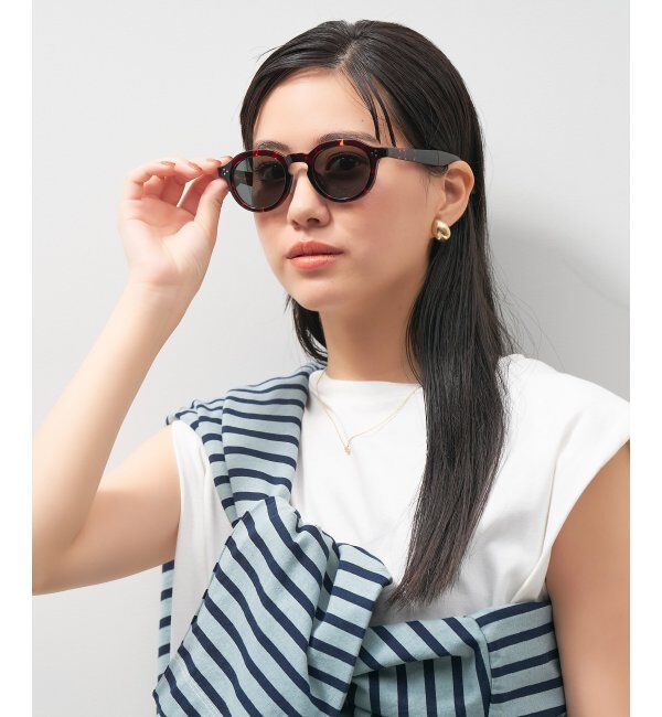  「ボストン型 クラウンパント サングラス (偏光機能搭載) Zoff | YURIE OUTDOOR EDITION」|サングラス|