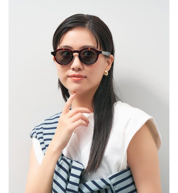  「ボストン型 クラウンパント サングラス (偏光機能搭載) Zoff | YURIE OUTDOOR EDITION」|サングラス|