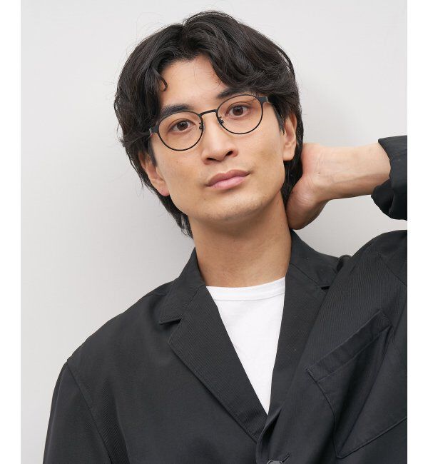  「ボストン型 メガネ 大人可愛い オフィスカジュアル /TRAD PATTERNS  レンズ交換券付」|メガネ|