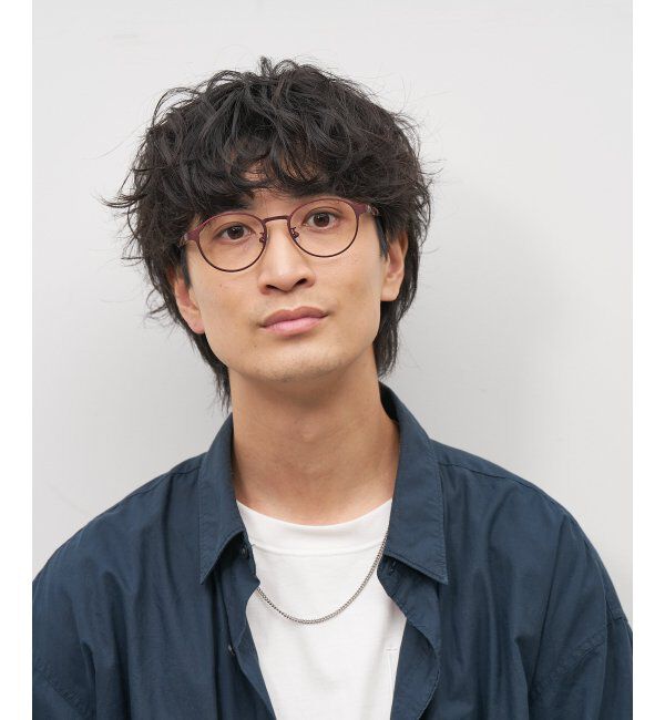  「ボストン型 メガネ 大人可愛い オフィスカジュアル /TRAD PATTERNS  レンズ交換券付」|メガネ|