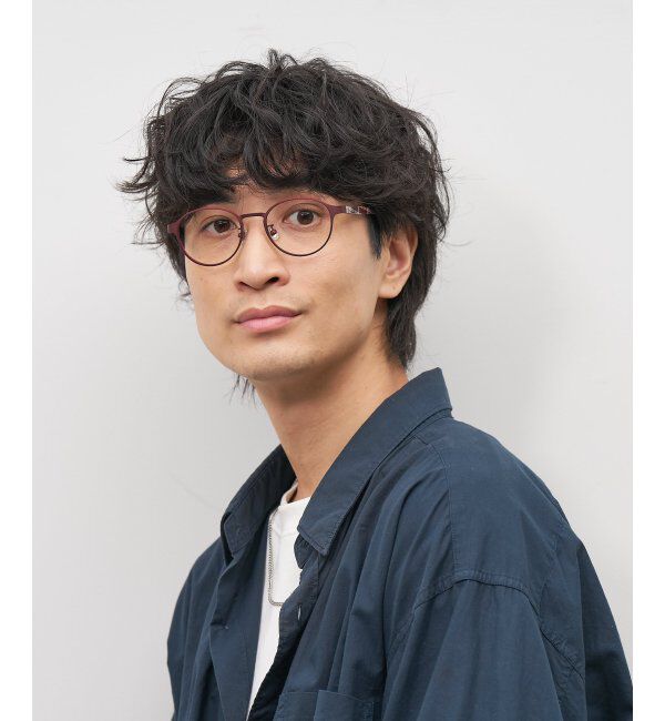  「ボストン型 メガネ 大人可愛い オフィスカジュアル /TRAD PATTERNS  レンズ交換券付」|メガネ|