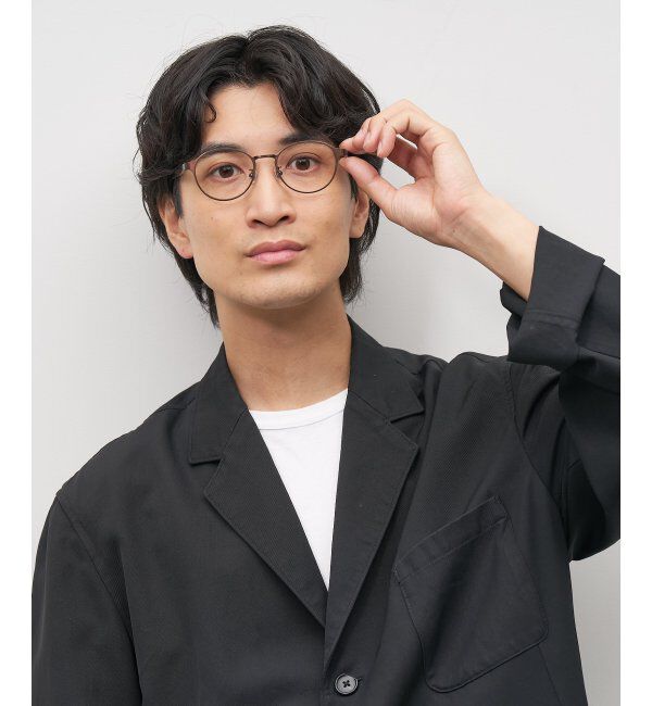  「ボストン型 メガネ 大人可愛い オフィスカジュアル /TRAD PATTERNS  レンズ交換券付」|メガネ|